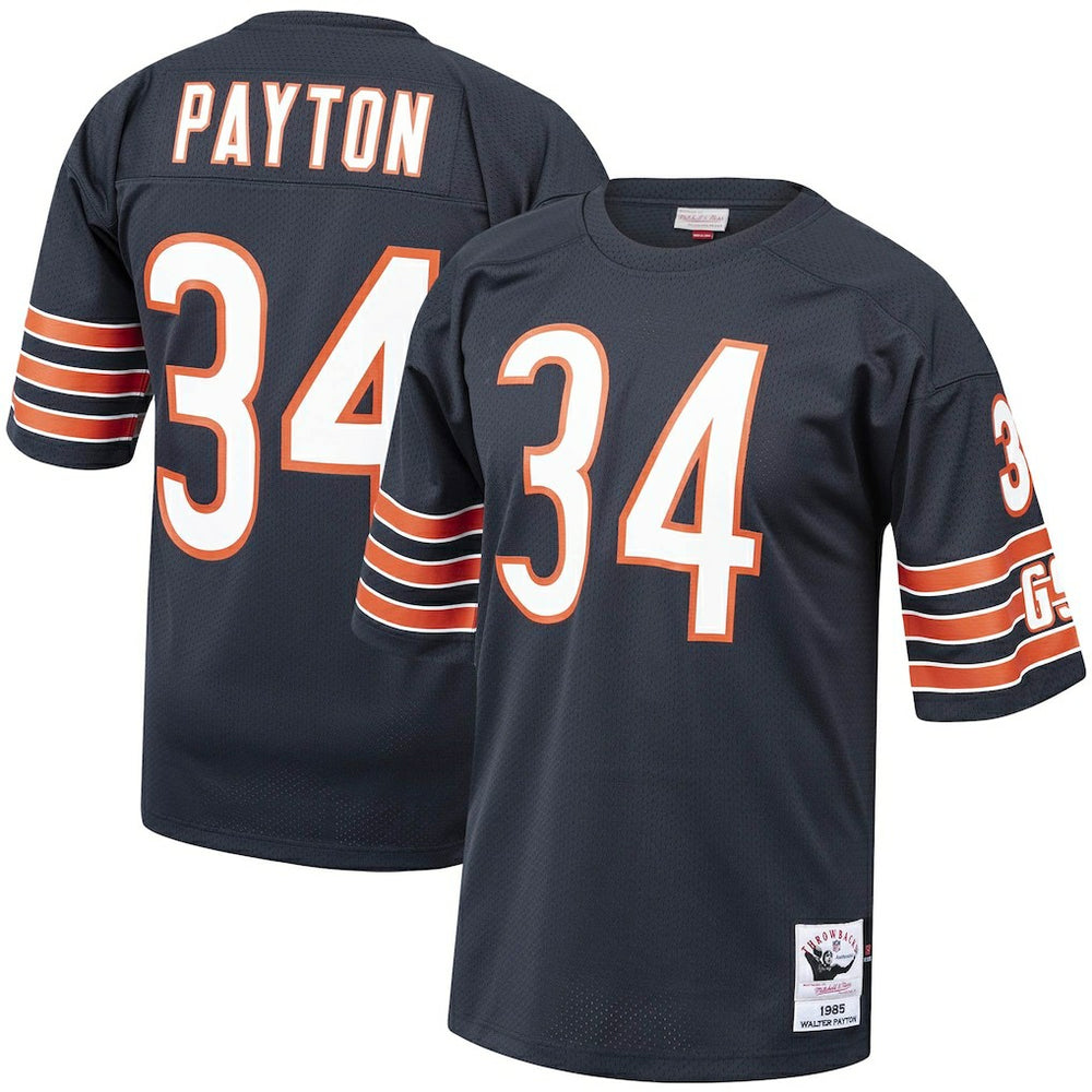 Walter Payton Chicago Bears 1985 Authentic Throwback Retired Player Jersey - Navy cheap