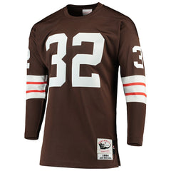 Jim Brown Cleveland Browns 1964 Authentic Throwback Retired Player Jersey - Brown discount