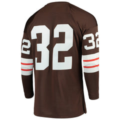 Jim Brown Cleveland Browns 1964 Authentic Throwback Retired Player Jersey - Brown discount