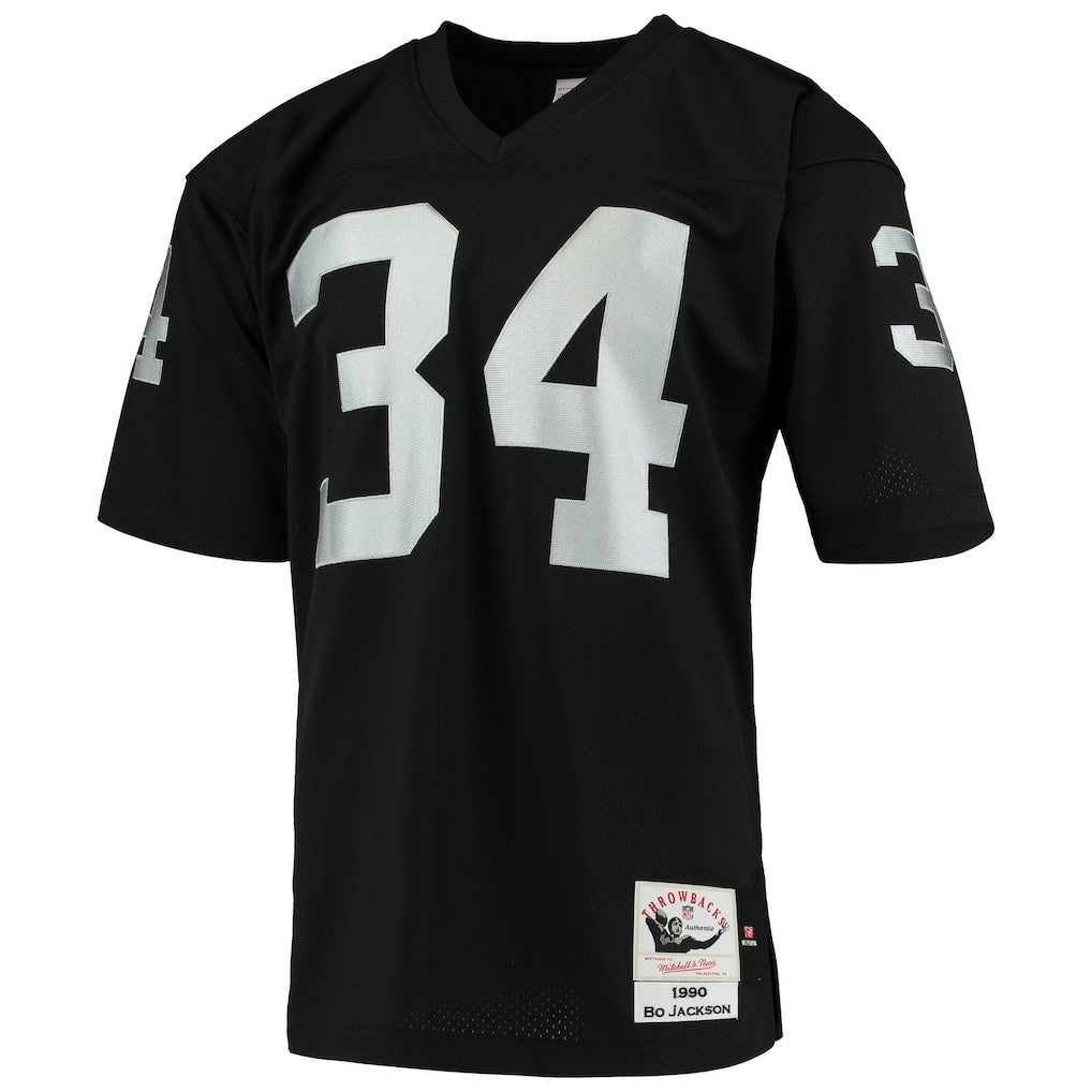 Bo Jackson Las Vegas Raiders 1990 Authentic Throwback Retired Player Jersey - Black sale