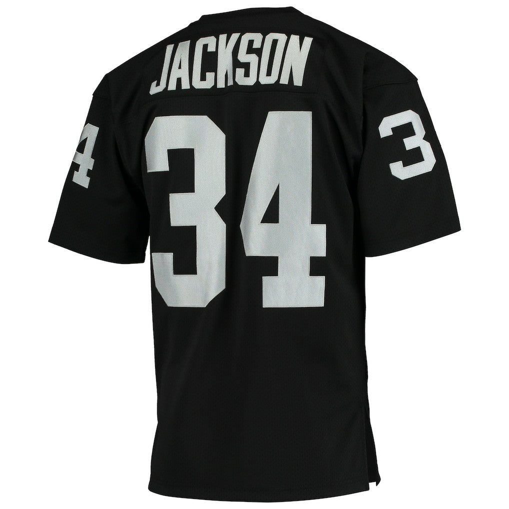 Bo Jackson Las Vegas Raiders 1990 Authentic Throwback Retired Player Jersey - Black sale