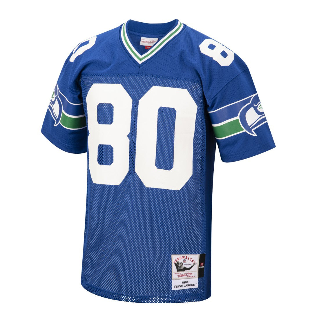 Steve Largent Seattle Seahawks 1985 Authentic Throwback Retired Player Jersey - Royal discount