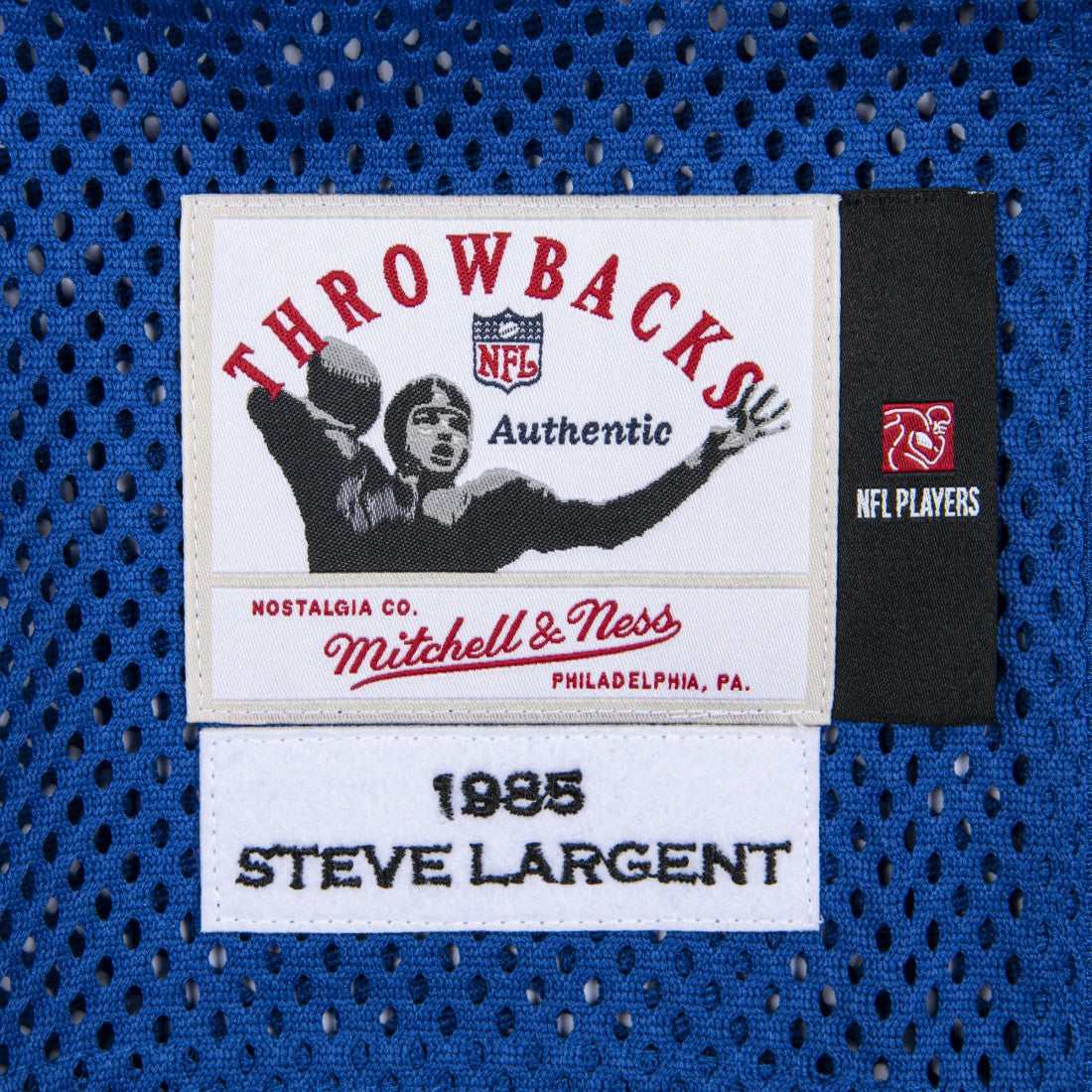 Steve Largent Seattle Seahawks 1985 Authentic Throwback Retired Player Jersey - Royal discount