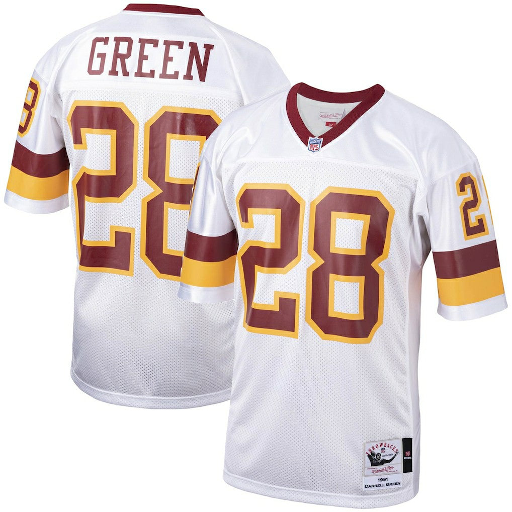 Darrell Green Washington Football Team 1991 Authentic Throwback Retired Player Jersey - White cheap