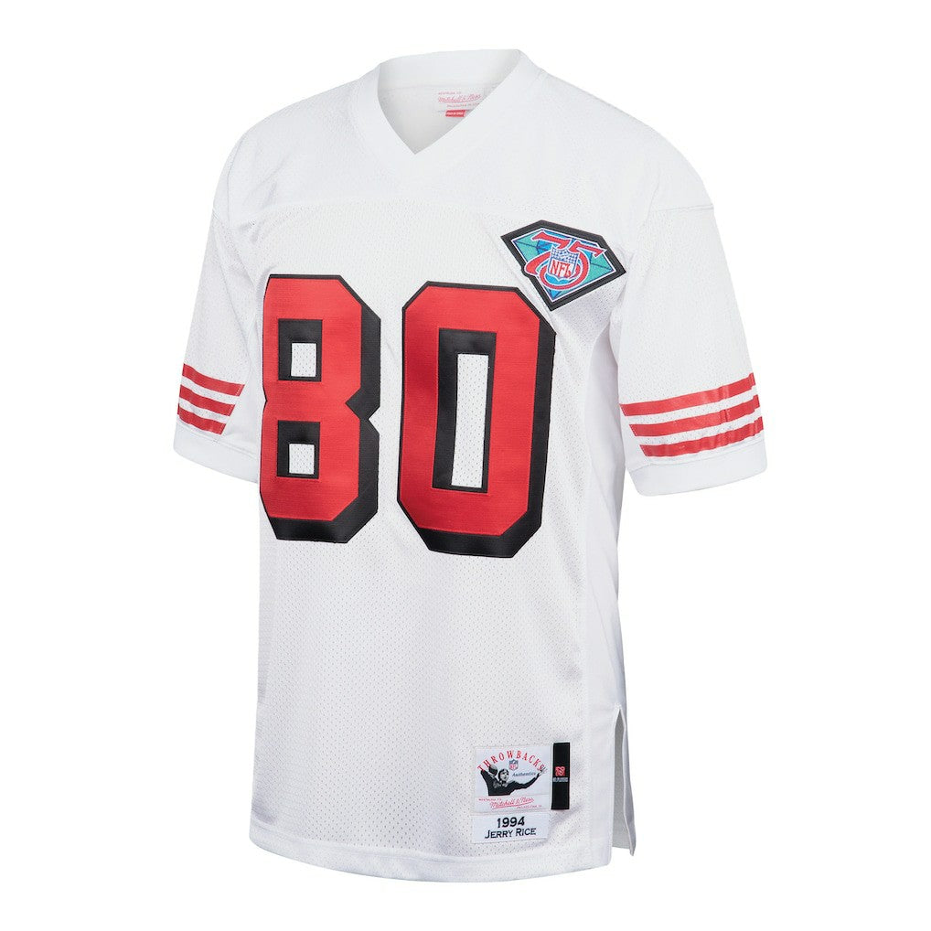 Jerry Rice San Francisco 49ers 1994 Authentic Throwback Retired Player Jersey - White outlet