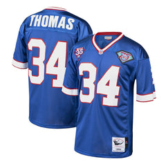 Thurman Thomas Buffalo Bills 1985 Authentic Throwback Retired Player Jersey - Royal discount
