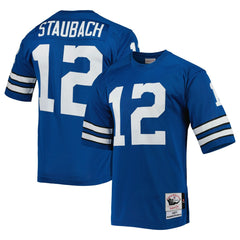 Roger Staubach Dallas Cowboys 1971 Authentic Throwback Retired Player Jersey - Royal on sale
