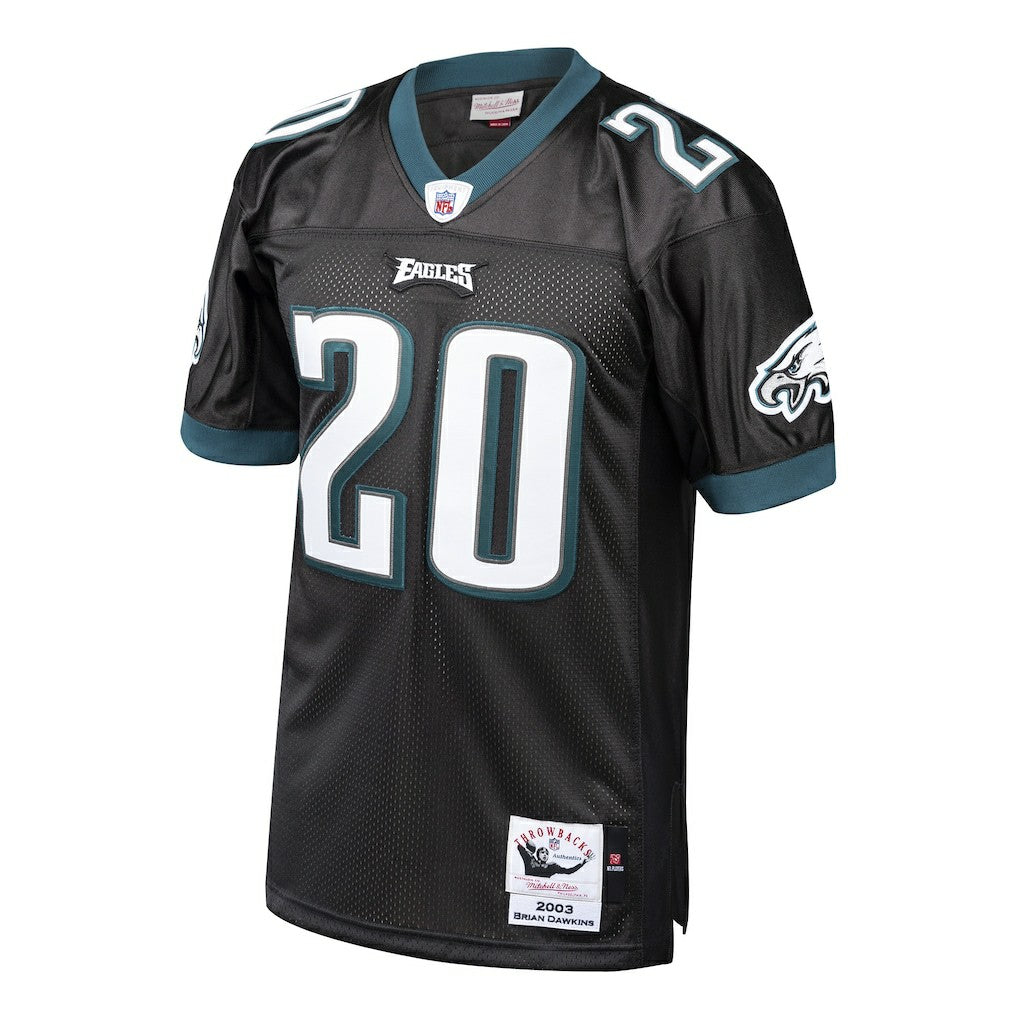 Brian Dawkins Philadelphia Eagles 2003 Authentic Throwback Retired Player Jersey - Black sale