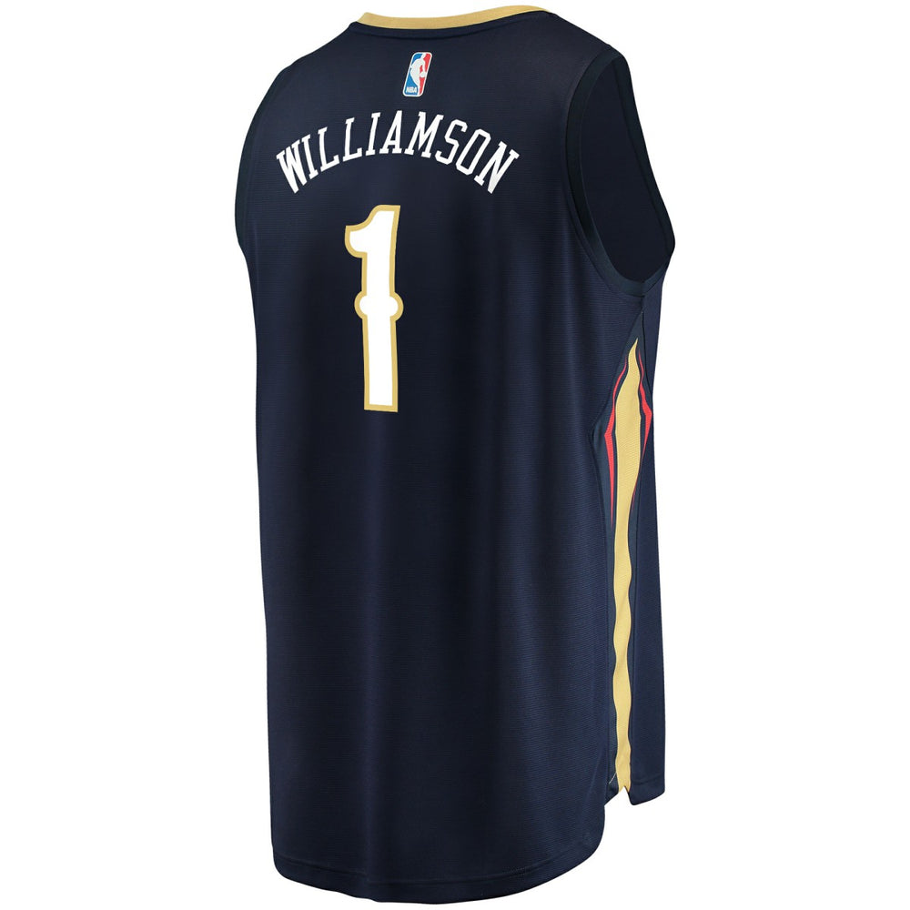 Zion Williamson New Orleans Pelicans Fast Break Replica Jersey Navy - Icon Edition