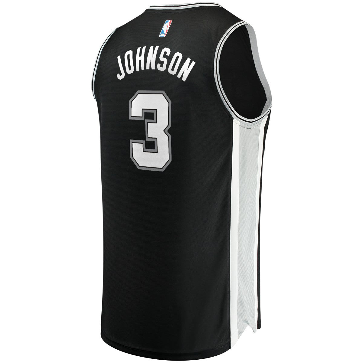 Keldon Johnson San Antonio Spurs Fast Break Replica Jersey Black - Icon Edition