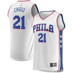 Joel Embiid Philadelphia 76ers Replica Jersey - Association Edition - White