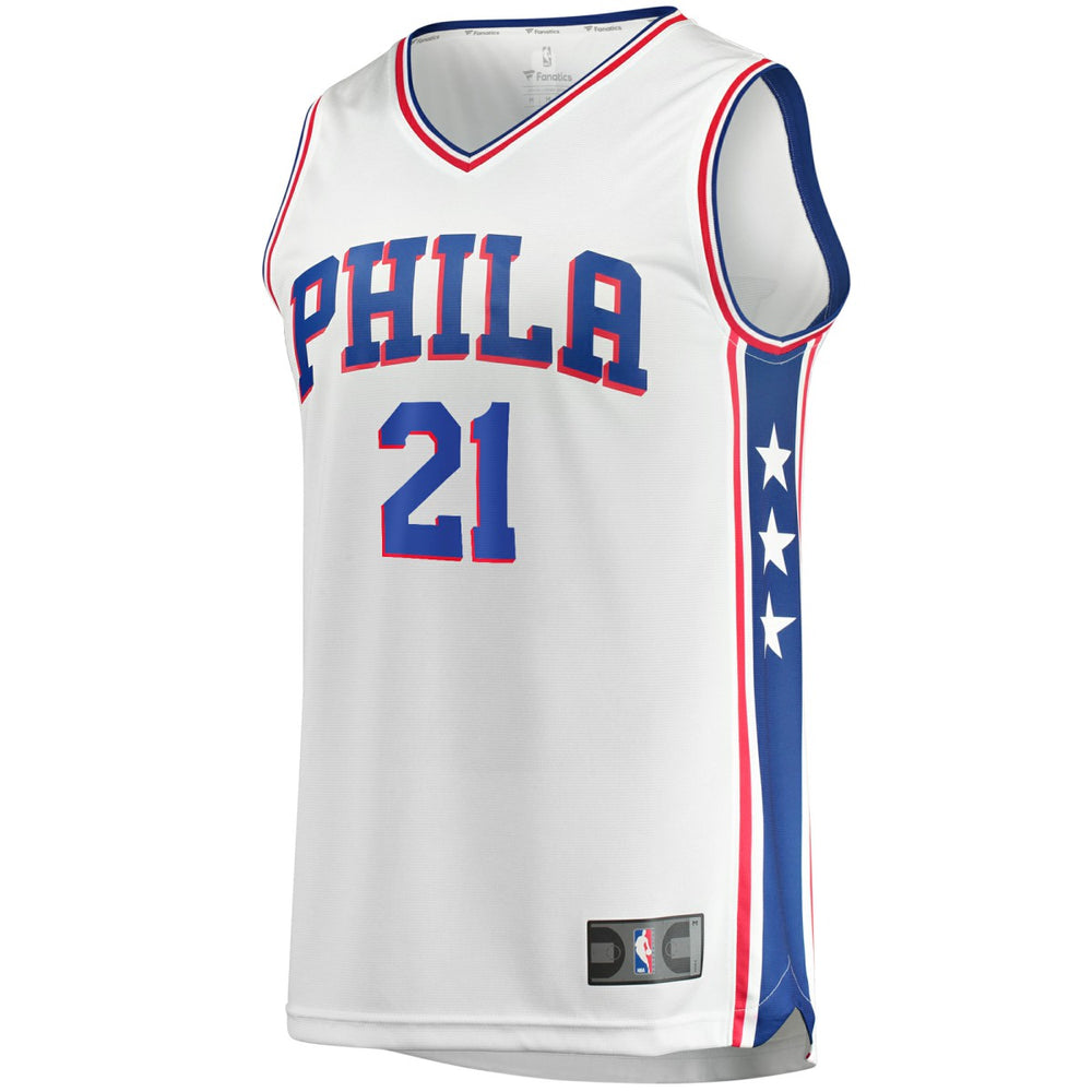 Joel Embiid Philadelphia 76ers Replica Jersey - Association Edition - White