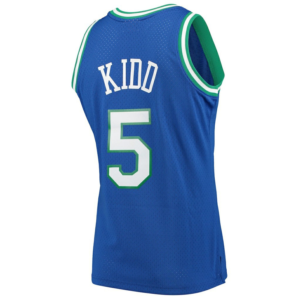 Jason Kidd Dallas Mavericks 1994/95 Hardwood Classics Swingman Jersey sale - Blue