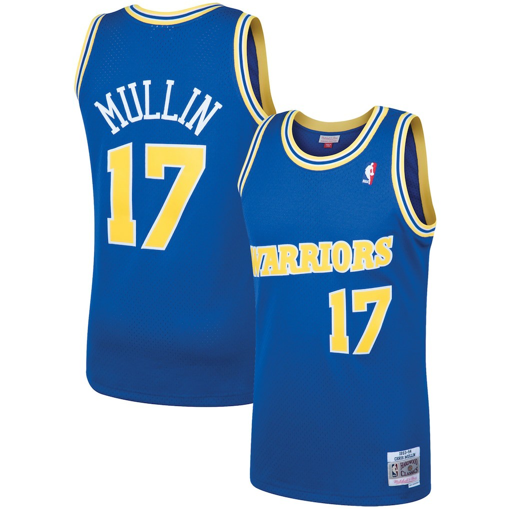 Chris Mullin Golden State Warriors 1993/94 Hardwood Classics Swingman Jersey sale - Royal