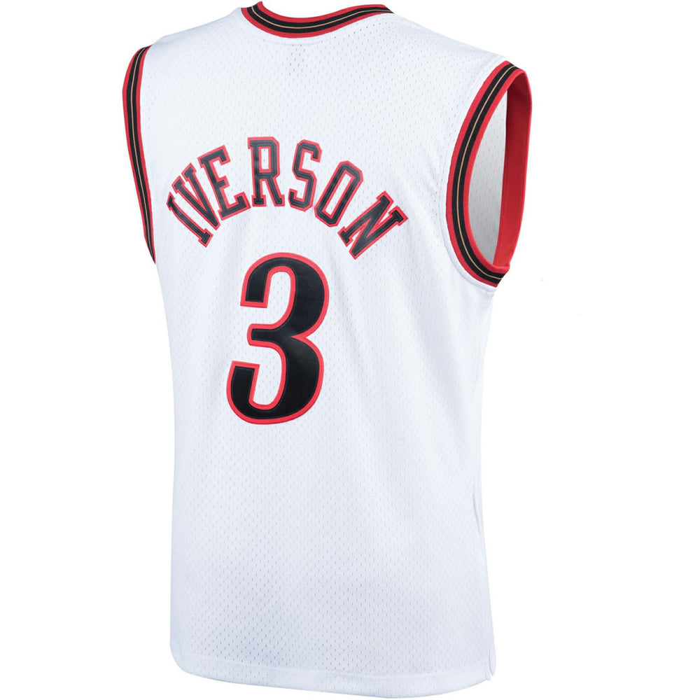 Allen Iverson Philadelphia 76ers Hardwood Classics Swingman Jersey - White