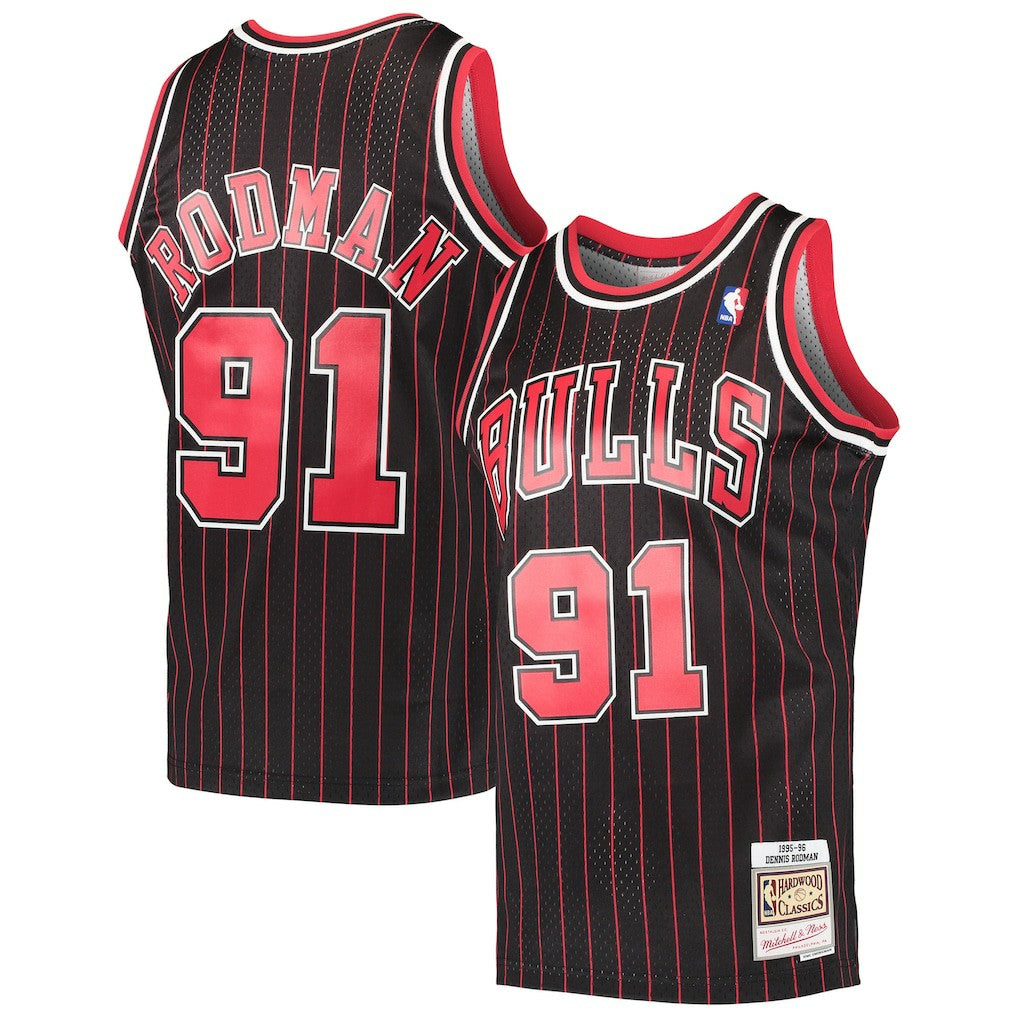 Dennis Rodman Chicago Bulls Hardwood Classics Swingman Jersey sale - Black
