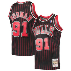 Dennis Rodman Chicago Bulls Hardwood Classics Swingman Jersey sale - Black
