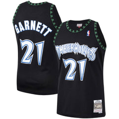 Kevin Garnett Minnesota Timberwolves Hardwood Classics Swingman Jersey - Black