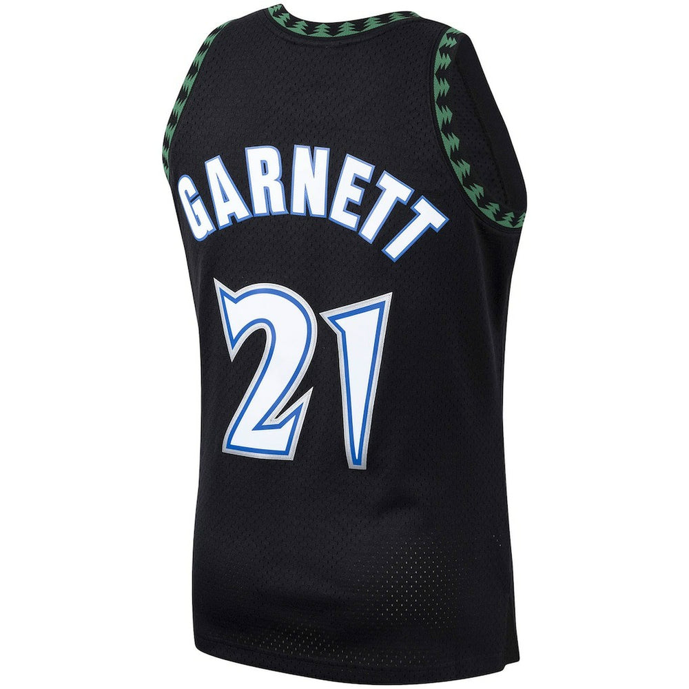 Kevin Garnett Minnesota Timberwolves Hardwood Classics Swingman Jersey - Black