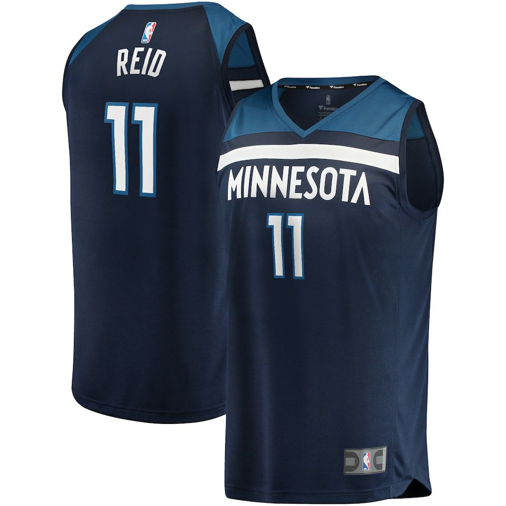 Naz Reid Minnesota Timberwolves Fast Break Replica Jersey Navy - Icon Edition