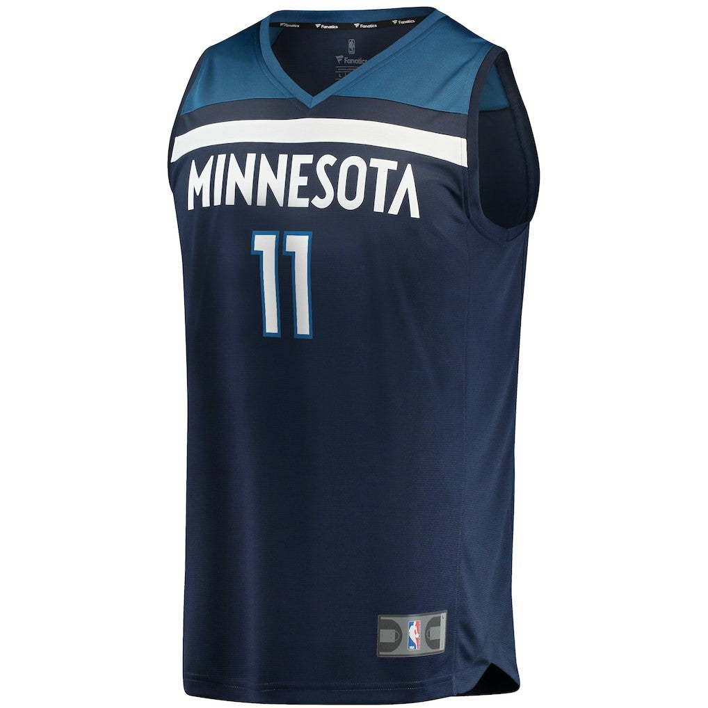Naz Reid Minnesota Timberwolves Fast Break Replica Jersey Navy - Icon Edition