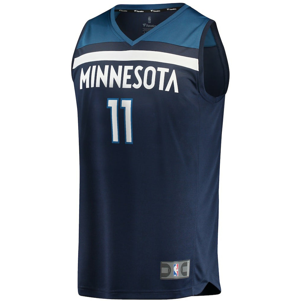 Naz Reid Minnesota Timberwolves Fast Break Replica Jersey Navy - Icon Edition