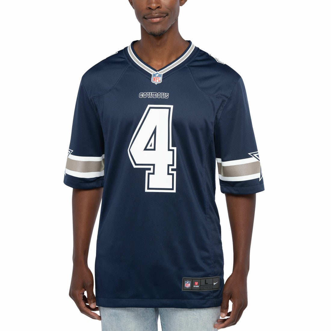 Dak Prescott Dallas Cowboys Game Team Jersey - Navy
