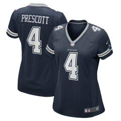 Dak Prescott Dallas Cowboys Women's Game Team Jersey - Navy
