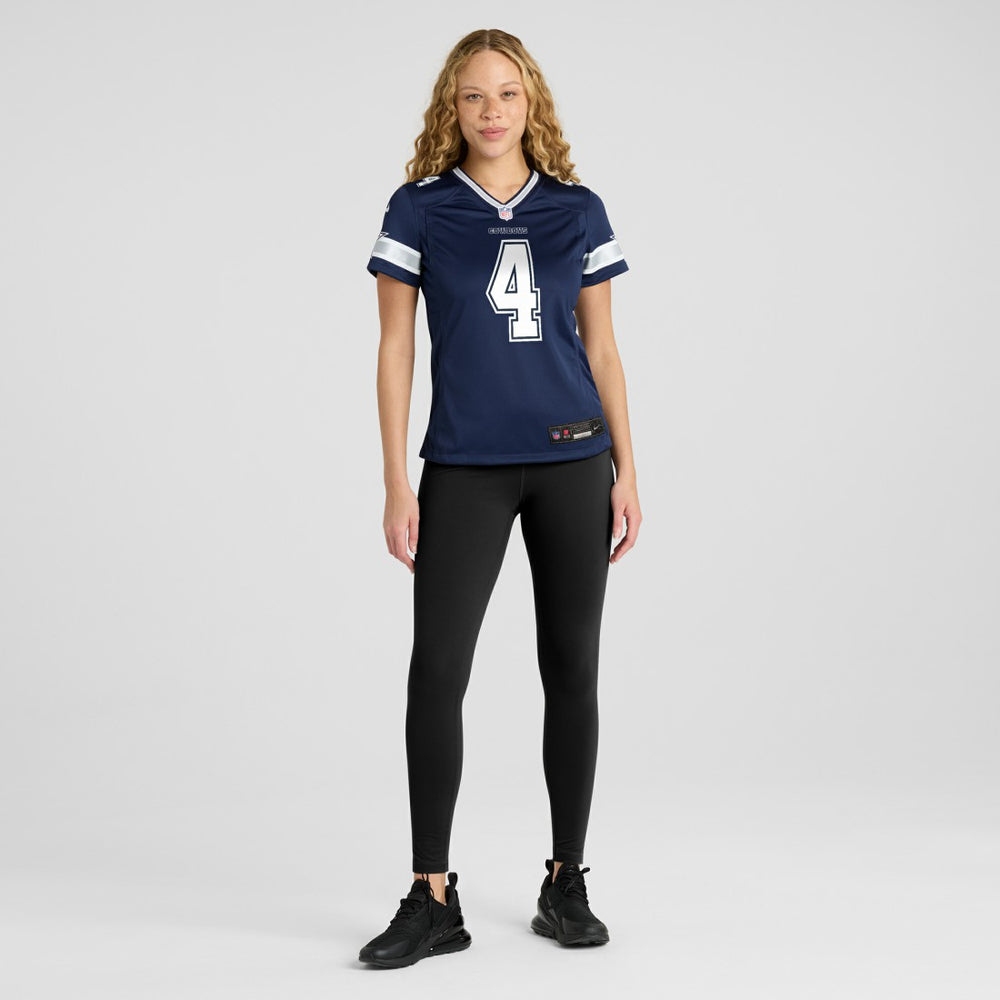 Dak Prescott Dallas Cowboys Women's Game Team Jersey - Navy