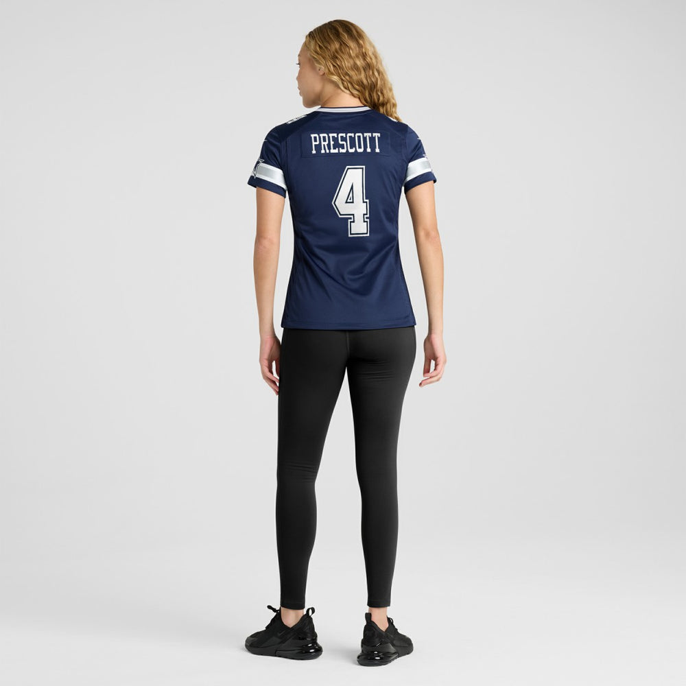Dak Prescott Dallas Cowboys Women's Game Team Jersey - Navy