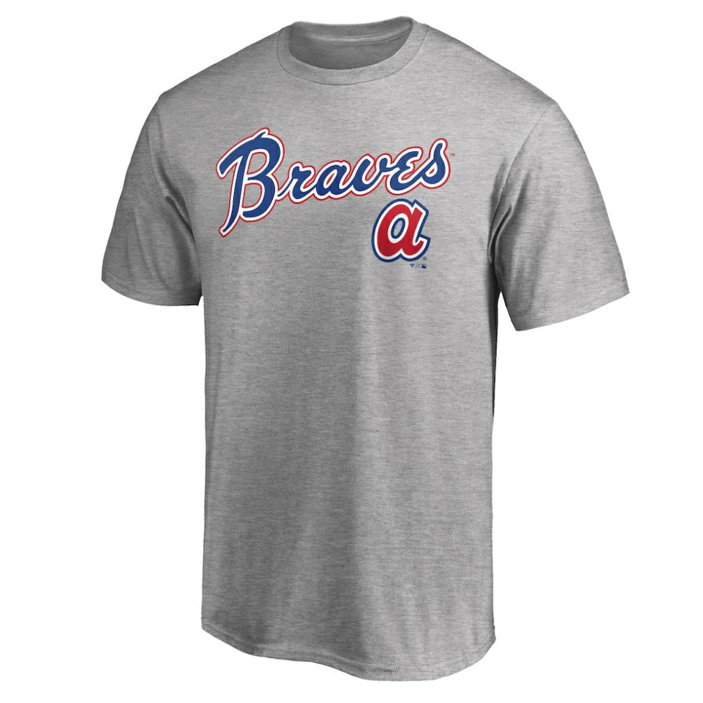 Atlanta Braves Cooperstown Wahconah T-Shirt Heathered Gray