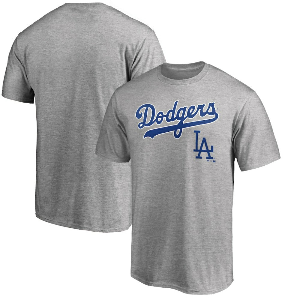 Los Angeles Dodgers Cooperstown Wahconah T-Shirt Heathered Gray