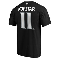 Anze Kopitar Los Angeles Kings Fanatics Authentic Stack Player Name & Number T-Shirt Black