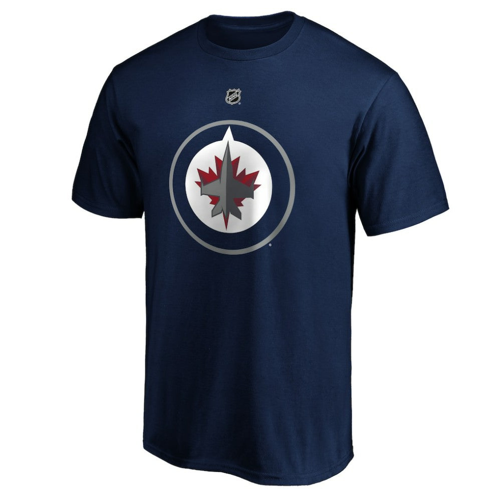 Mark Scheifele Winnipeg Jets Fanatics Authentic Stack Name & Number Team T-Shirt Navy