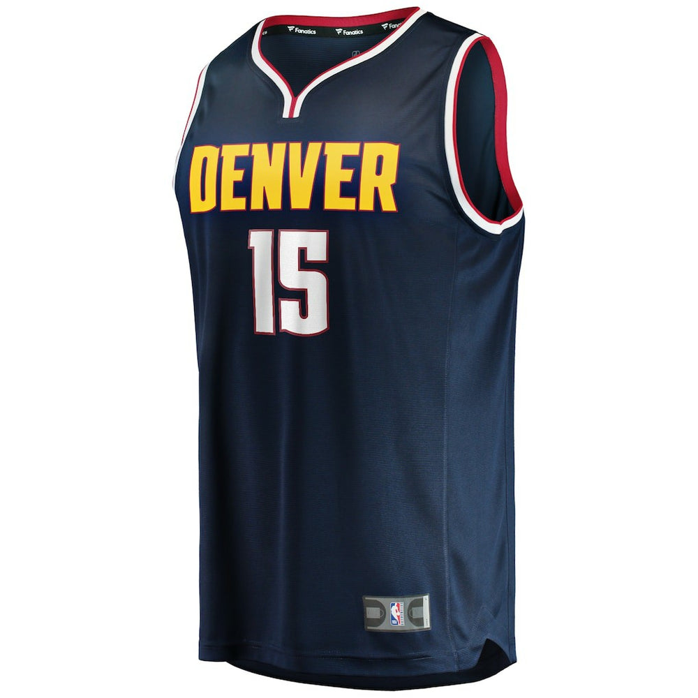 Nikola Jokic Denver Nuggets Fast Break Player Jersey sale - Icon Editi- Navy