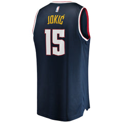 Nikola Jokic Denver Nuggets Fast Break Player Jersey sale - Icon Editi- Navy