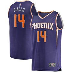 Cheick Diallo Phoenix Suns Youth Fast Break Replica Player Jersey - Icon Edition - Purple
