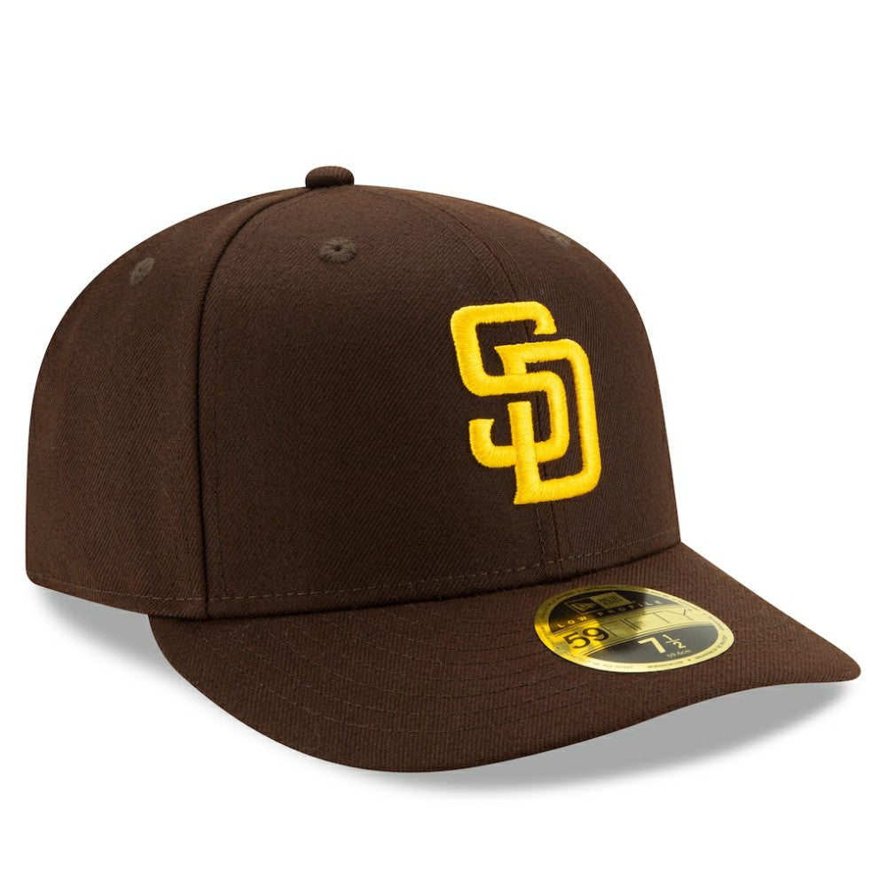 San Diego Padres Authentic Collection On-Field Low Profile 59FIFTY Fitted Hat Brown | New Era