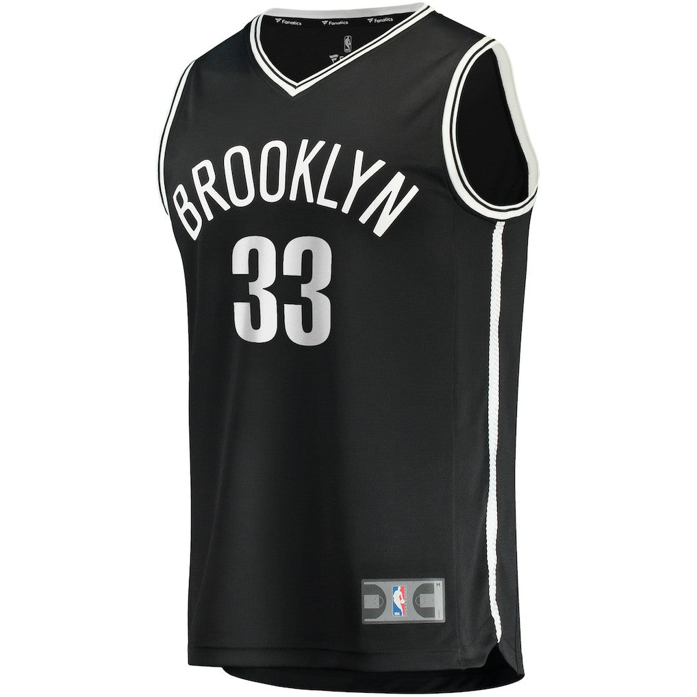 Nicolas Claxton Brooklyn Nets Fast Break Player Jersey - Icon Edition - Black