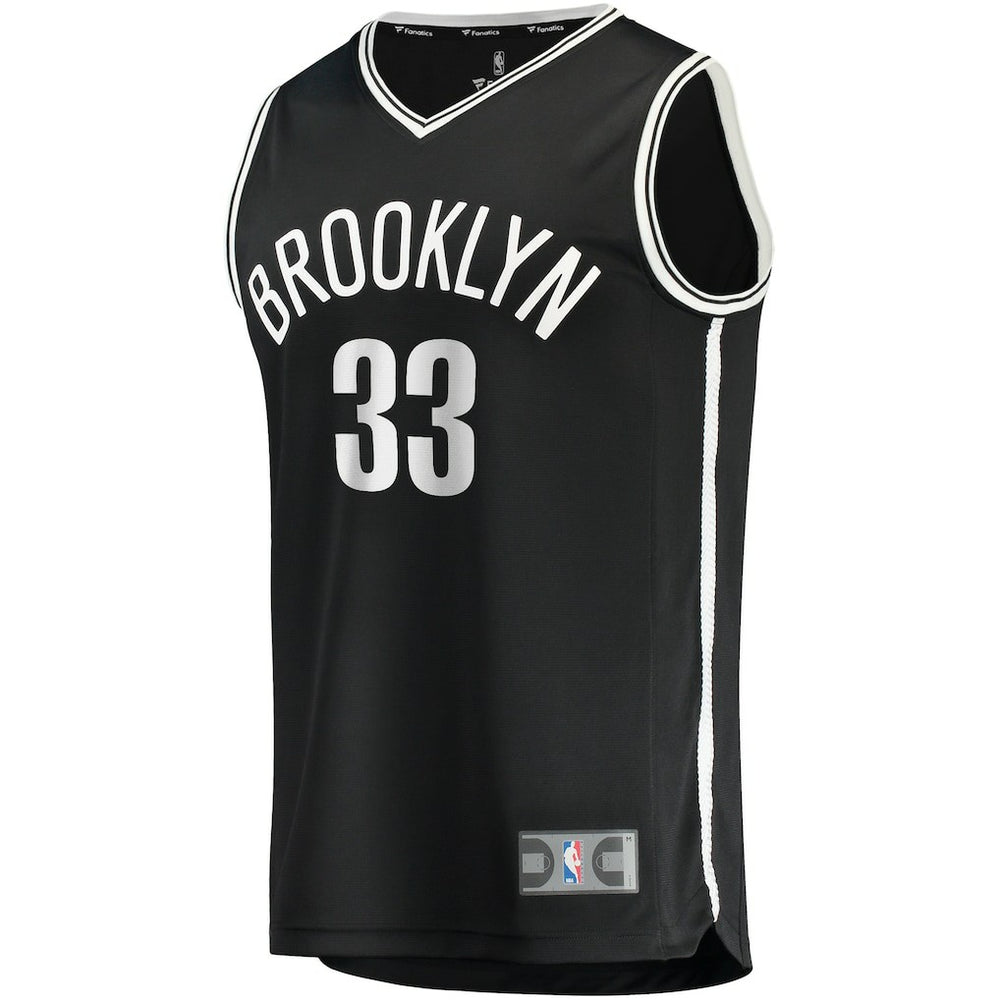 Nicolas Claxton Brooklyn Nets Fast Break Player Jersey - Icon Edition - Black