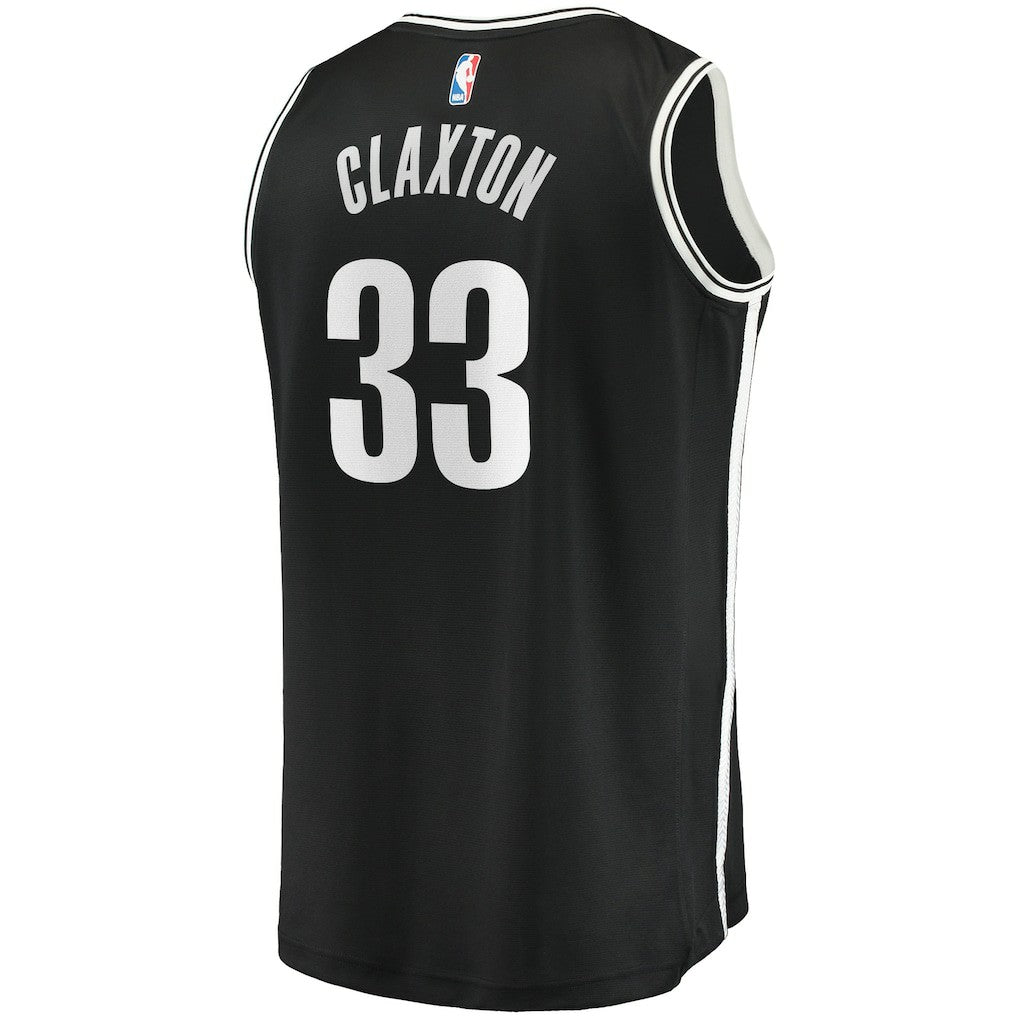 Nicolas Claxton Brooklyn Nets Fast Break Player Jersey - Icon Edition - Black