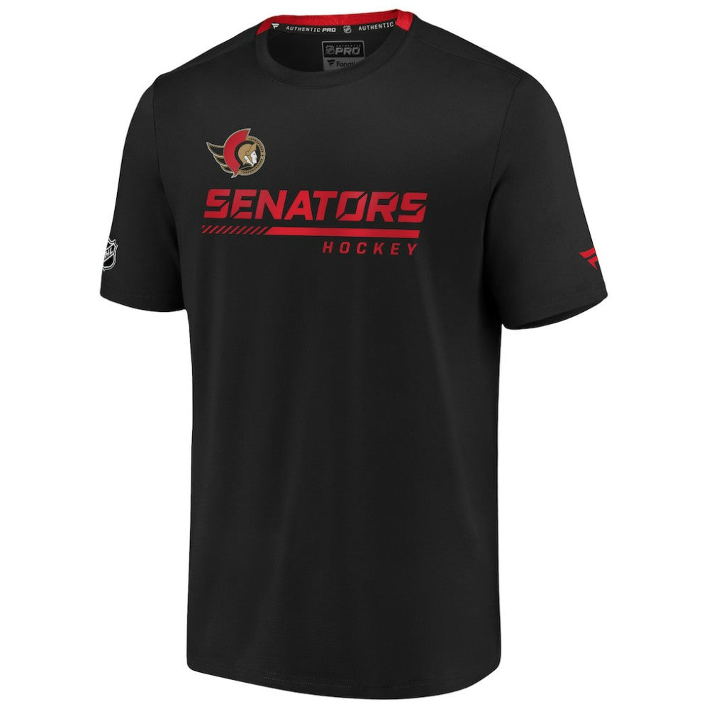 Ottawa Senators Fanatics Authentic Pro Locker Room Performance T-Shirt Black