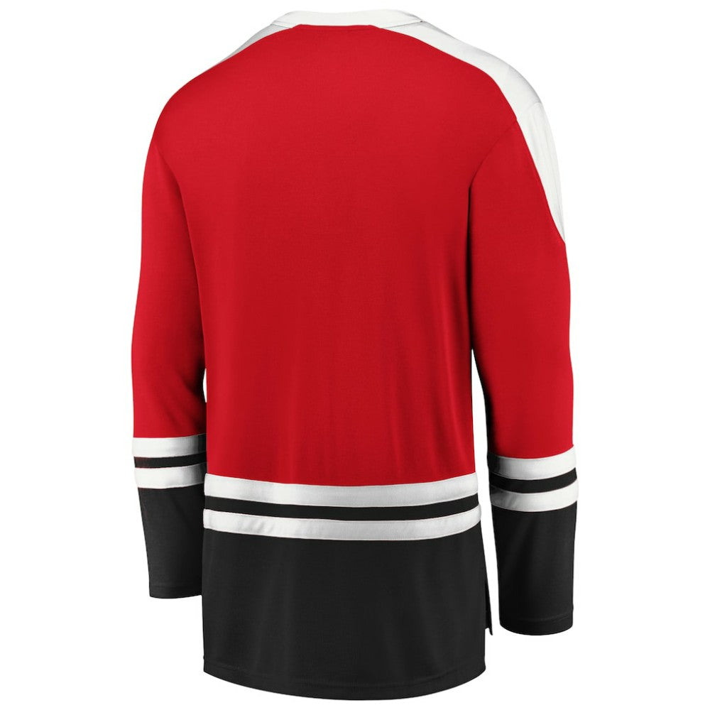 Chicago Blackhawks Fanatics Iconic Slapshot Long Sleeve T-Shirt Red/Black