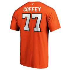 Paul Coffey Philadelphia Flyers Fanatics Authentic Stack Retired Player Name & Number T-Shirt Orange