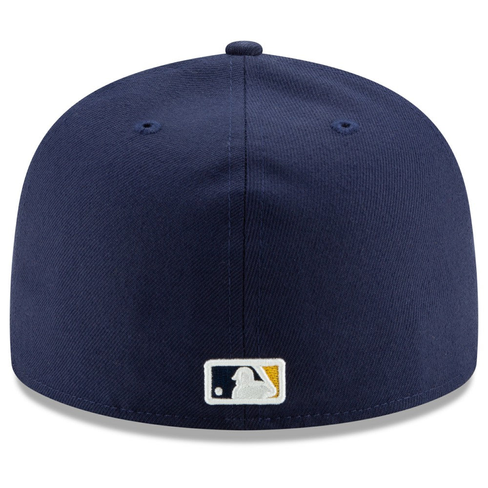 Milwaukee Brewers Home Authentic Collection On-Field 59FIFTY Fitted Hat Navy | New Era