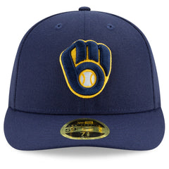 Milwaukee Brewers Authentic Collection On-Field Low Profile 59FIFTY Fitted Hat Navy | New Era