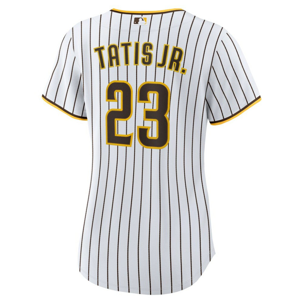 Fernando Tatís Jr. San Diego Padres Women's Home Replica Player Jersey White/Brown | Nike