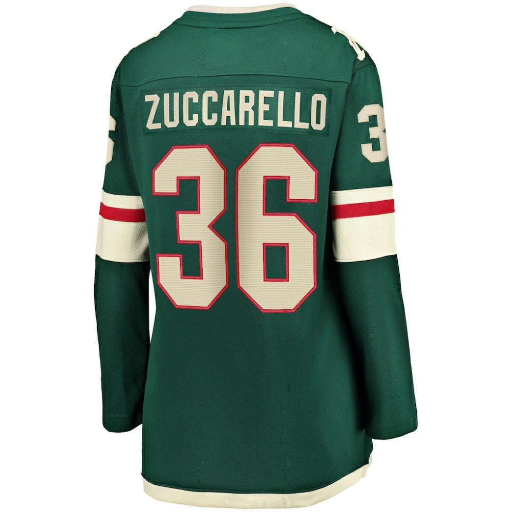 Mats Zuccarello Minnesota Wild Fanatics Women's Breakaway Player Jersey Green