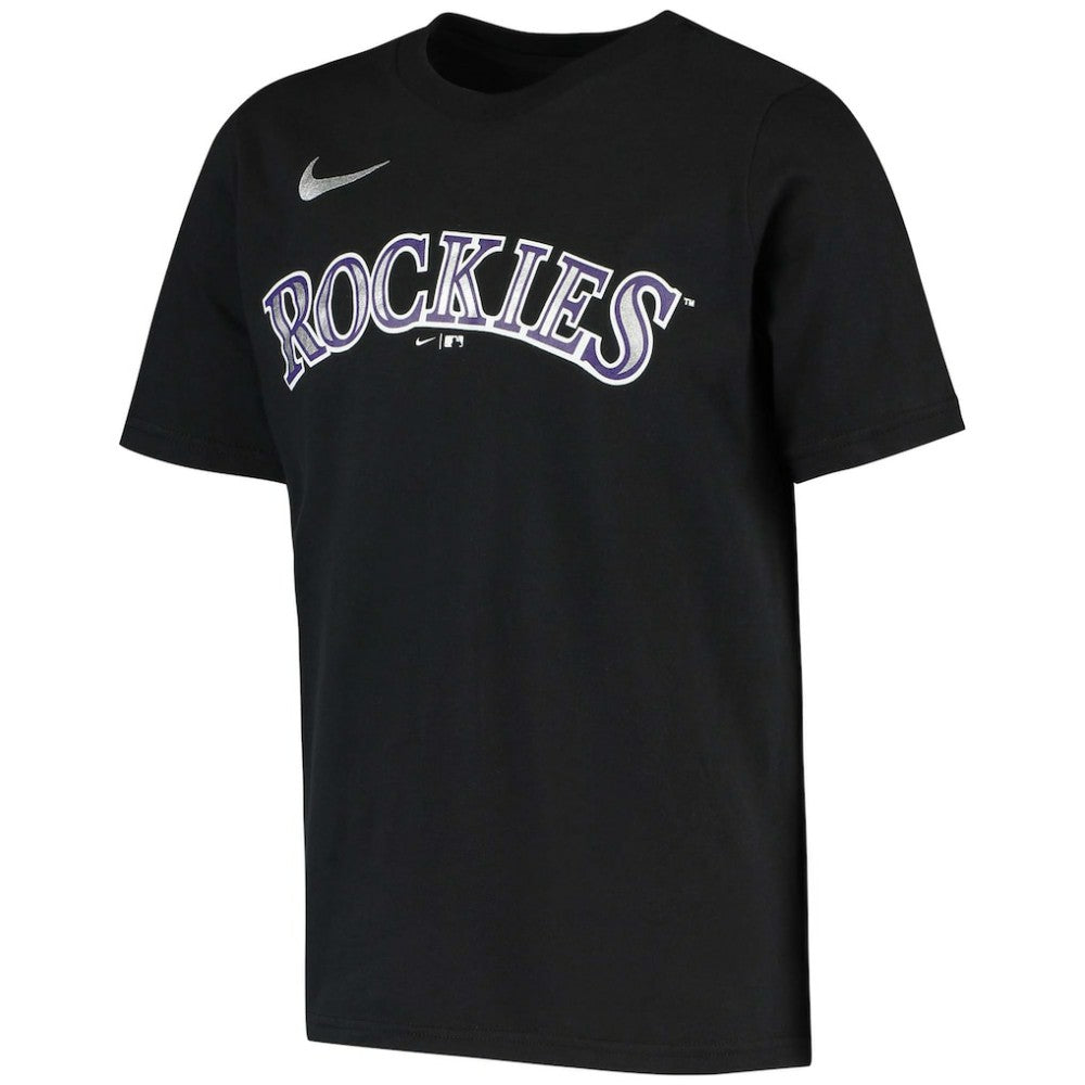 Charlie Blackmon Colorado Rockies Youth Name & Number T-Shirt Black | Nike