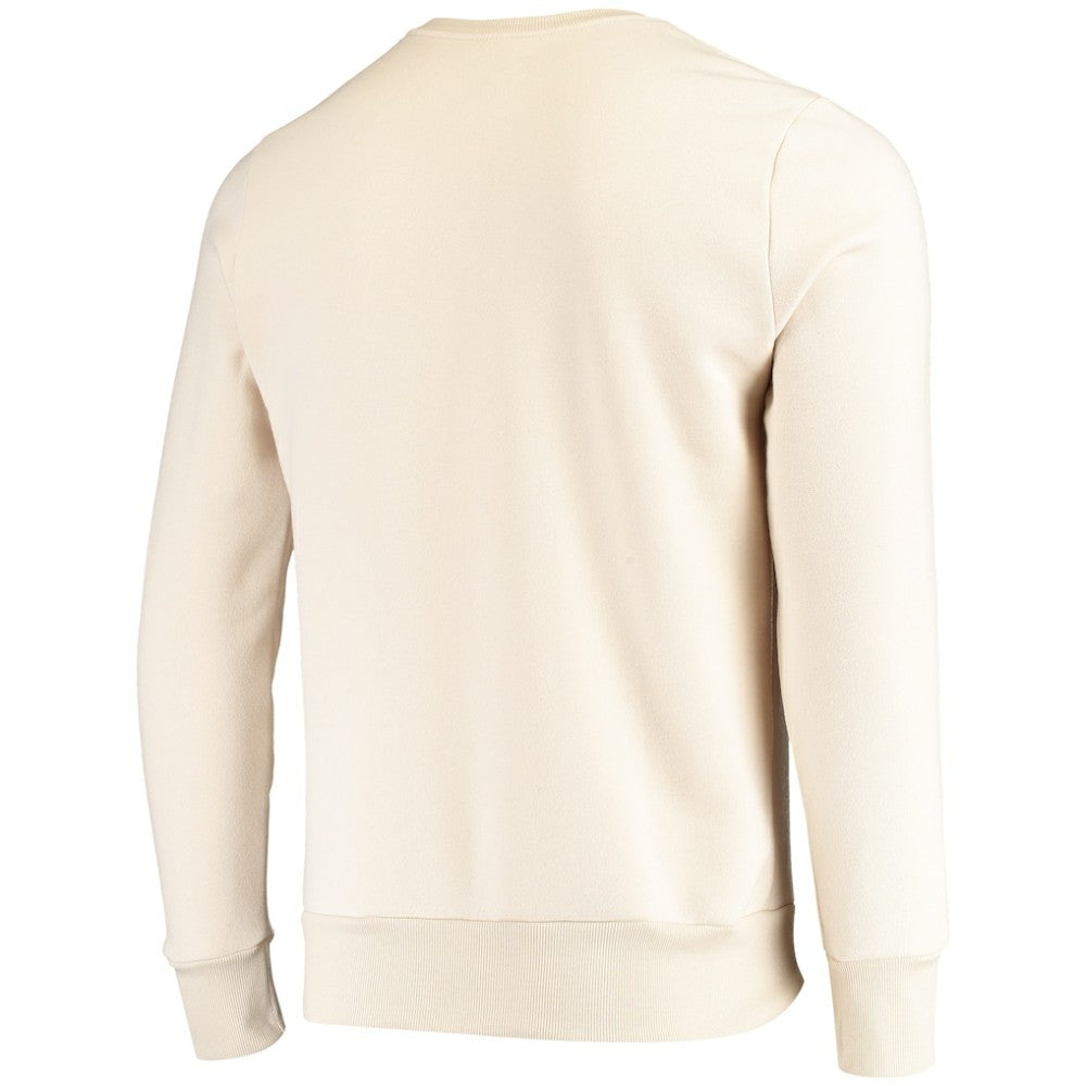 Texas Rangers Majestic Threads Fleece Pullover Sweatshirt Oatmeal